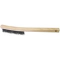 The Brush Man Scratch Brush, 14” X 1” Wood Block, Steel Fill, 12PK WS883